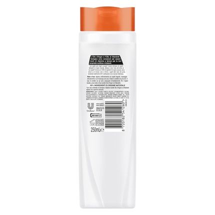 Sunsilk Argan Oil And Almond Oil Shampoo For Brittle And Melted Hair Nourishing And Strengthening Formula With Organic Argan Oil And Almond Oil Silicone-Free 250Ml