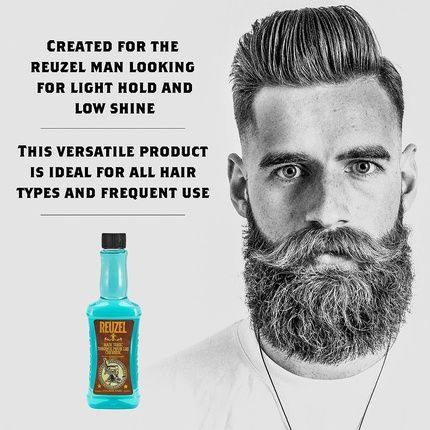 Reuzel Hair Tonic Oil Free Formula Nostalgic Barbershop Fragrance Restores Healthy Natural Looking Shine 500Ml
