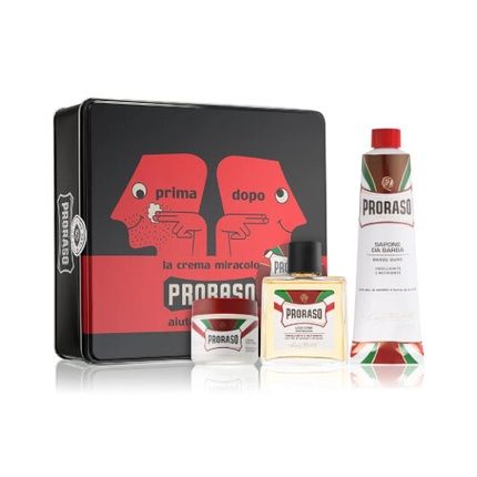 Proraso Klasical Gift Set Red Sandalwood Shaving 4 Pieces