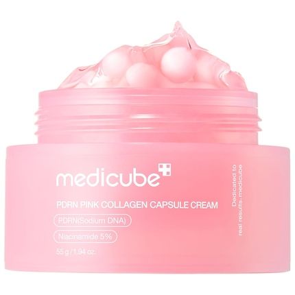 Medicube Salmon Dna Pdrn Pink Collagen Capsule Cream Face Moisturizer
