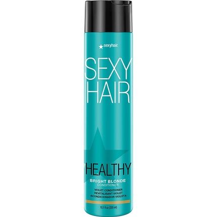 Sexyhair Healthy Bright Blonde Violet Shampoo/Conditioner Helps Counteract Brassiness Sls And Sles Sulfate Free 10.1 Fl Oz