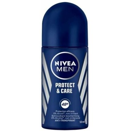 Nivea Men Deodorant Roller Protect & Care 50Ml - Image 3