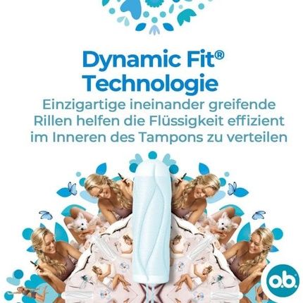 O.B. Procomfort Super Plus Tampons With Dynamic Fit Technology And Silktouch Surface 32 Pieces - Image 3