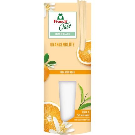 Frosch Oase Room Freshener Orange Blossom, Room Fragrance With Fruity-Fresh Oranges