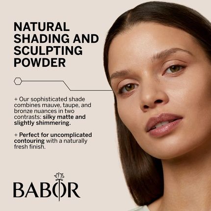 Babor Make Up Shaping Duo Powder Contouring Powder With 2 Contrasting Shades 7G - Image 3