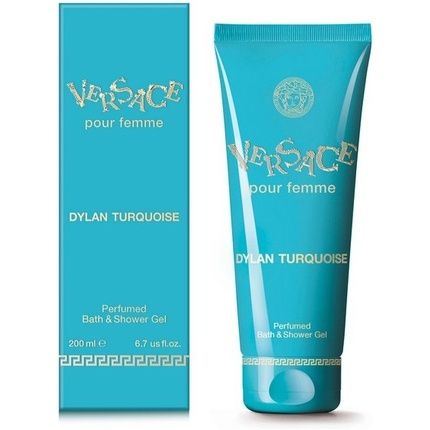Versace Pour Femme Dylan Turquoise Perfumed Bath Shower Gel 200Ml