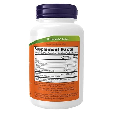 Now Foods Cranberry Caps 100 Veg Capsules