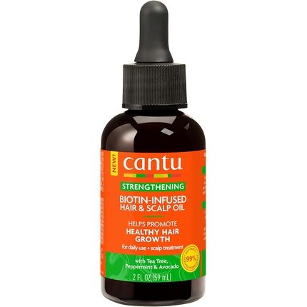Cantu Strengthening Biotin-Infused Hair & Scalp Oil With Rosemary And Mint 59Ml