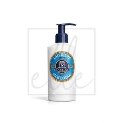L'Occitane Shea Butter Rich Body Lotion 250Ml - Image 4