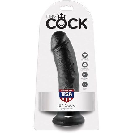King Cock 20.3Cm Black Dildo 20.3Cm - Image 3