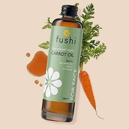 Fushi Carrot Organic Cold Pressed Extra Virgin Oil 100Ml Biodynamic Harvest