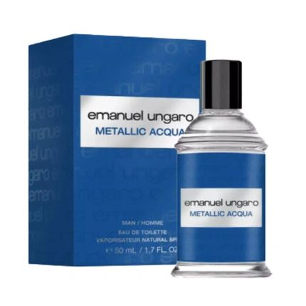 Emanuel Ungaro Metallic Acqua Men Eau De Toilette Men'S Aftershave Spray