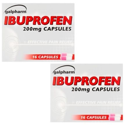 32 Ibuprofen 200Mg Capsules For Headache Migraine Back Pain Relief Max Order 1