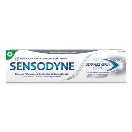 Sensodyne Rapid Relief Whitening Toothpaste For Sensitive Teeth 75Ml