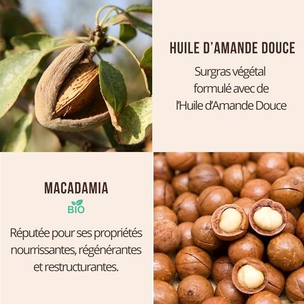 Roge Cavailles Organic Macadamia Dry Skin Bath And Shower Gel 400Ml - Image 3