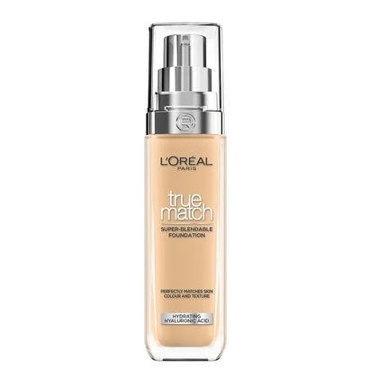 L'Oreal True Match Foundation - W4 Warm Undertone/Golden Natural, 30Ml