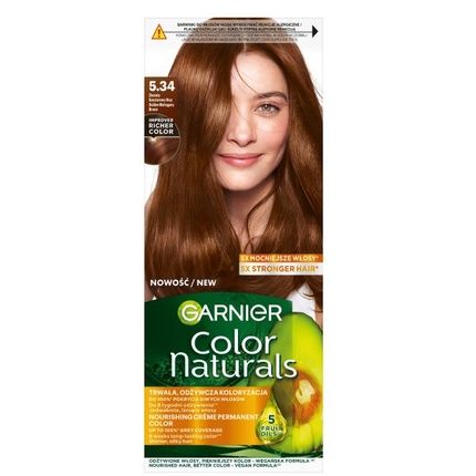 Garnier Color Naturals Hair Dye 5.34 Golden Brown