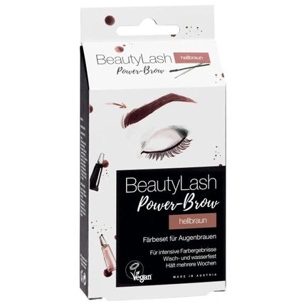 Beautylash Eyebrow Tint Kit Light Brown