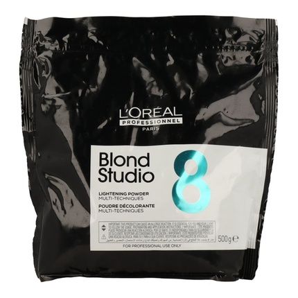 L'Oreal Blond Studio Multi-Tech Deco Powder Pouch 500 Grams Level 8