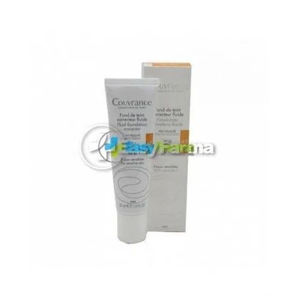 Avene Couvrance Fluid Foundation Corrector Spf 20 30 Ml Shade 40 Honey