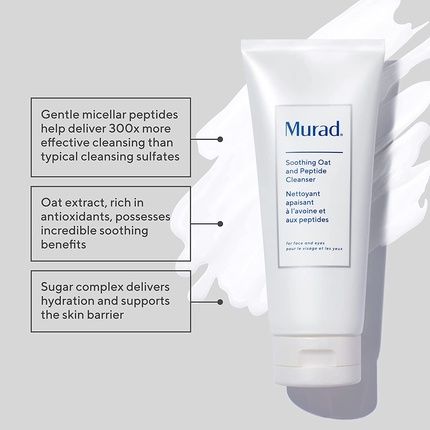 Murad Soothing Oat And Peptide Cleanser 200Ml - Image 3