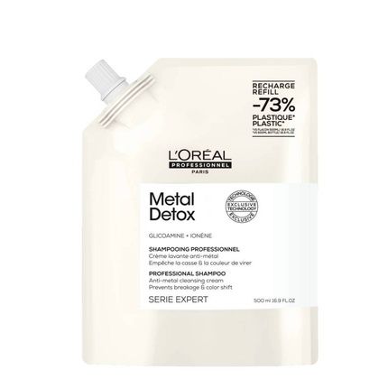 L'Oral Professionnel Metal Detox Shampoo For Damaged Hair Refill 500Ml
