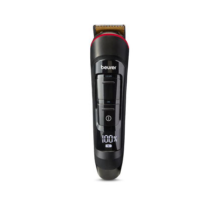 Beurer Mn4X Beard Trimmer With Titanium Coated Stainless Steel Blades 10 Cutting Lengths 2-Step Fine Adjustment Maximum Skin Care Washable Shaving Head