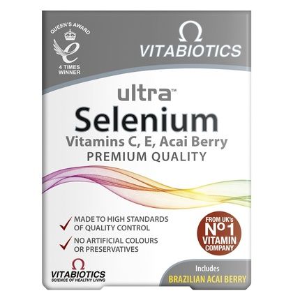 Vitabiotics Ultra Selenium Dietary Supplement 30 Tablets