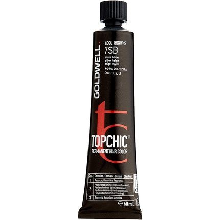 Goldwell Topchic Tb Permanent Hair Colour 7Sb Silver Beige 60Ml