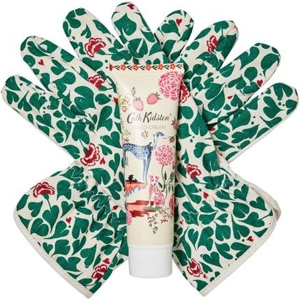 Cath Kidston Beauty Artist Kingdom Gardening Gloves Set With Hand Cream And Gardener'S Gloves 235G