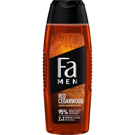 Fa Shower Gel For Men Red Cedarwood With Perfume-Inspired Fragrance 250Ml 2In1