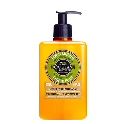L'Occitane Shea Butter Liquid Soap Verbena 500Ml Gentle Liquid Soap For Hands And Body
