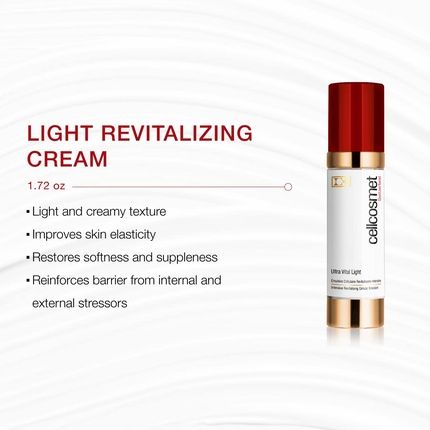 Cellcosmet Ultra Vital Light Face Cream Revitalizing Cellular Emulsion And Anti-Aging Treatment 1.72 Oz