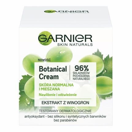 Garnier Botanical Moisturizing Cream For Normal And Combination Skin With Grape Extract 50Ml