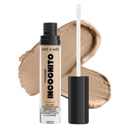 Wet N Wild Megalast Incognito Full-Coverage Concealer With Shea Butter Medium Neutral