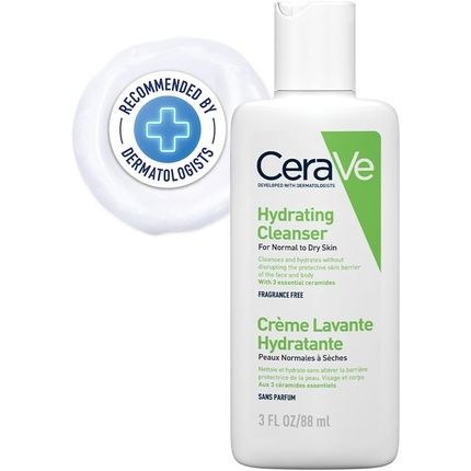 Cerave Hydrating Cleanser For Normal To Dry Skin With Hyaluronic Acid