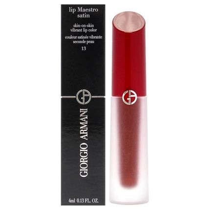 Lip Maestro Satin Long-Lasting Lipstick 13 Gala Night By Giorgio Armani For Women 0.13 Oz