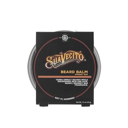 Suavecito Men'S Beard Balm Whiskey Bar Scent Fragrance Styling Product 1.5Oz 43G