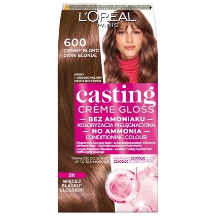 L'Oreal Casting Creme Gloss Hair Color 600 Dark Blonde