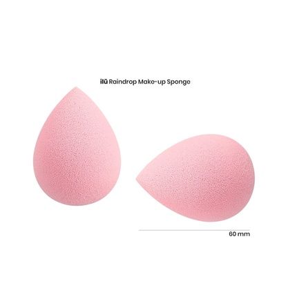T4B Ilu Drop-Shaped Makeup Sponge For Foundation, Concealer And Powder Pink - Image 3