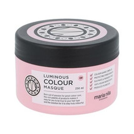Maria Nila Luminous Color Masque 250 Ml Moisturizing And Nourishing Mask For Colored Hair