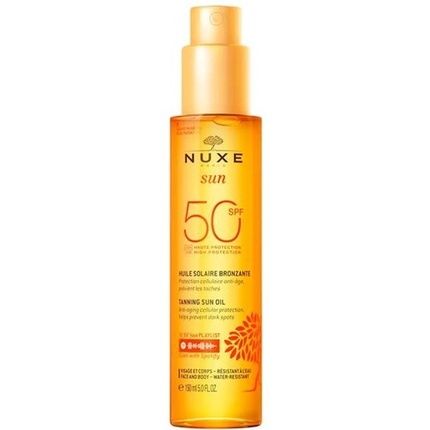 Nuxe Sun Antiageing Tanning Oil Spf 50 150 Ml