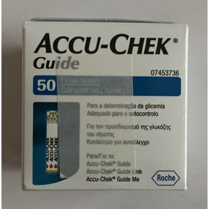 Accu-Chek Guide Blood Glucose Test Strips 50 Count - Sealed Expires 15-10-2023 - Image 3