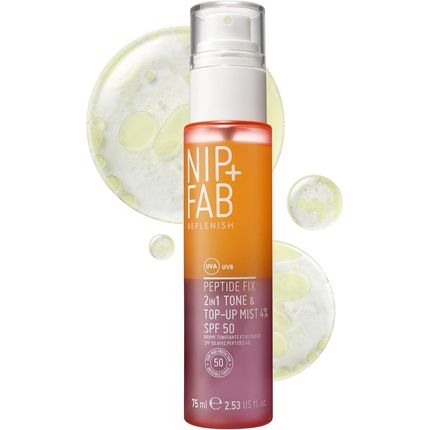 Nipfab Peptide Fix 2-In-1 Tone & Top-Up Mist Spf 50