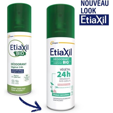 Etiaxil Vegetable Deodorant 24H Organic 100Ml - Pack Of 2 - Image 3