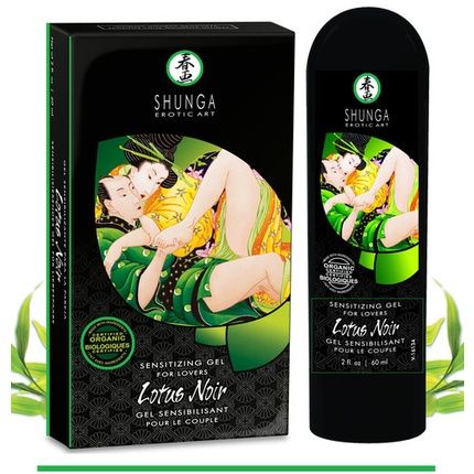 Shunga Lotus Noir Sensitizing Gel Arousal Clitoral & Penis Enhancer For Couples