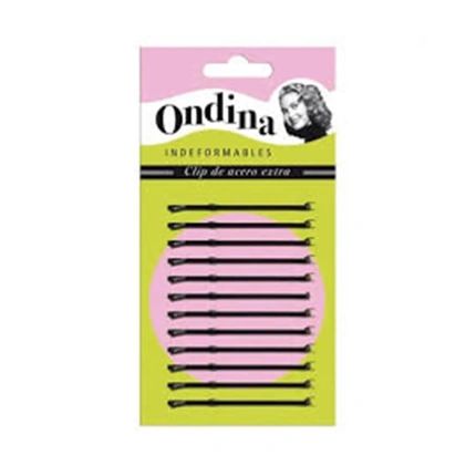 Eurostil Ondina 70Mm Black Hair Clips