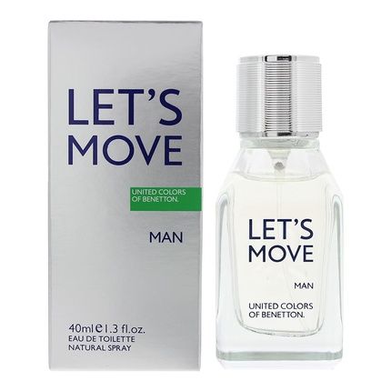 United Colors Of Benetton Lets Move Man Eau De Toilette Spray 40Ml