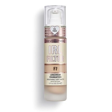 Makeup Revolution Irl Filter Longwear Foundation Medium To Full Coverage 23Ml F7