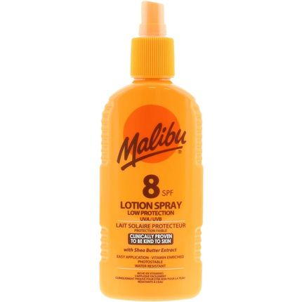 Malibu 200Ml Spf 8 Lotion Spray Spf 8 200Ml
